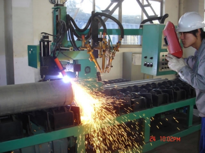 Pipe Plasma Beveling and Cutting Machine (Roller Bench Type)