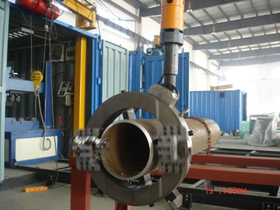Orbital Pipe Cutting and Bevelling Machine